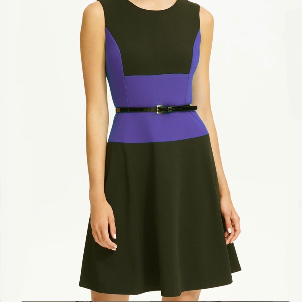 Tommy Hilfiger Colorblock A-Line Dress